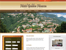 Tablet Screenshot of hotelgoldenheaven.com